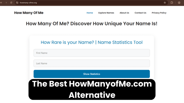Finding Your Name’s Popularity: The Best HowManyofMe.com Alternative